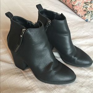 Universal Thread Faux Leather Ankle Boots